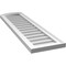 Ekena Millwork Arch Top Surface Mount PVC Gable Vent: Functional, w/ 2"W x 1-1/2"P Brickmould Frame, 12"W x 42"H GVPAR12X4202SF - alternate 5